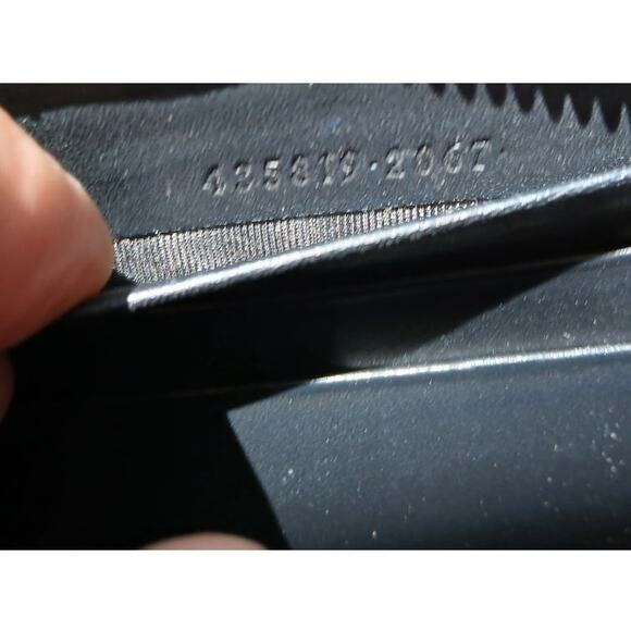GUCCI GG Marmont Ribbon Long Wallet Round Zipper Black Leather - Authentic - Picture 4 of 13